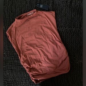 NWT Abercrombie & Fitch Ruched Shell top ( sold out online)